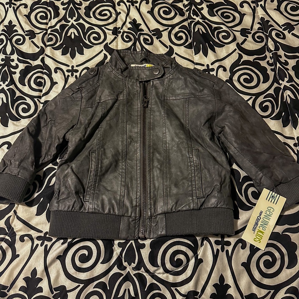 OshKosh B'gosh Brown Faux Leather Jacket